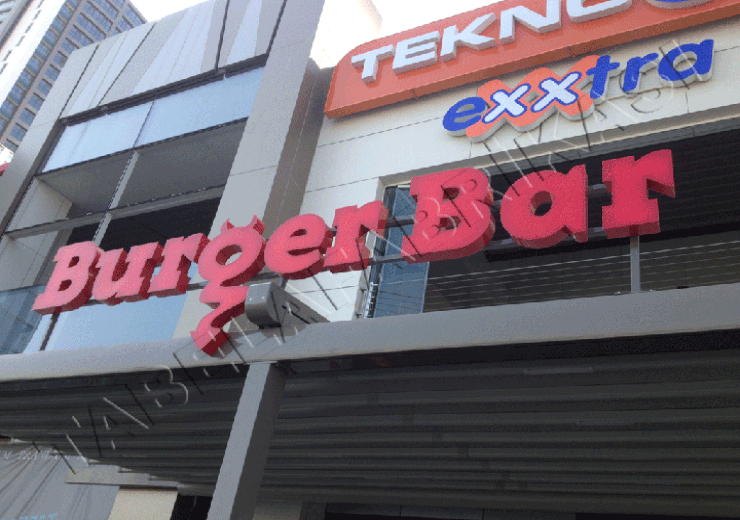 Burgerbar Kutu Harf