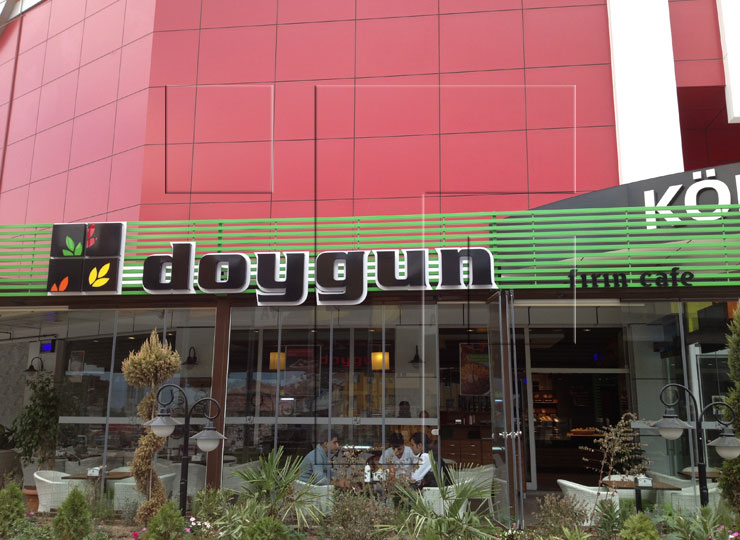 Doygun Cafe Cephe Tabelası