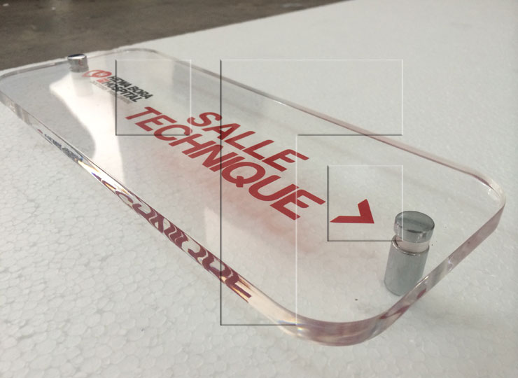 Plexiglass Kapı İsimliği